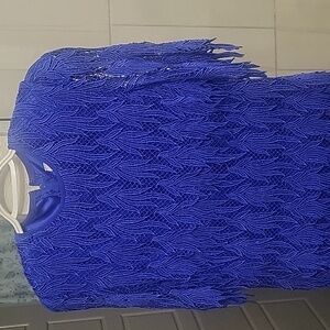 Chic Royal Blue Midi Dress